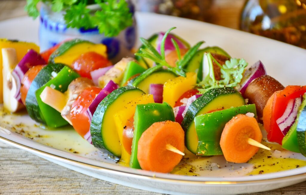 dieta mediterranea_spiedini di verdure