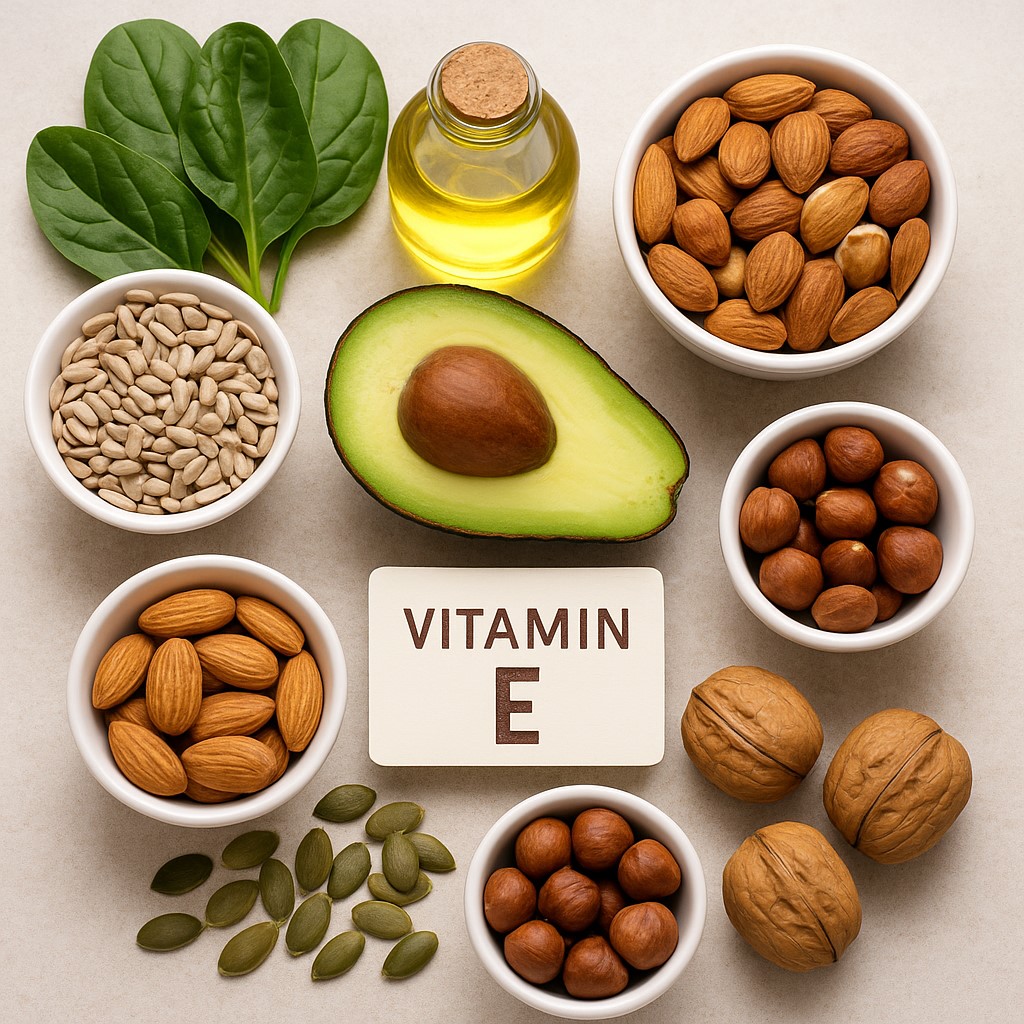 Vitamina E: proprietà e benefici
